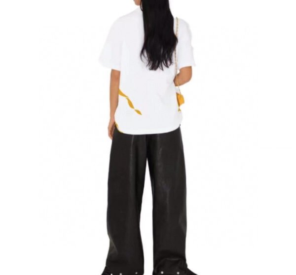 64a53e3d Burberry Knight Print T-Shirt - White and Orange