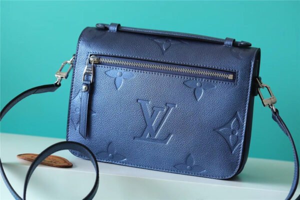 LV Pochette Metis Monogram Canvas Navy Blue For Women, Women¡¯s Handbags, Shoulder Bags And Crossbody Bags 9.8in/25cm LV