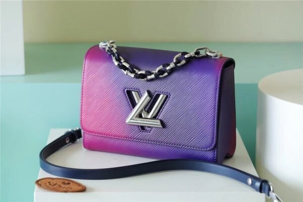 65ca863f LV Twist PM Bag, Shoulder and Cross Body Bags For Women Gradient Blue 7.5in/19cm LV M59896