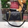gg Marmont Matelass¨¦ Mini Bag Black Matelass¨¦ Chevron For Women 8.5in/22cm gg ?446744 DTDIT 1000