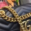 gg Marmont Matelass¨¦ Mini Bag Black Matelass¨¦ Chevron For Women 8.5in/22cm gg ?446744 DTDIT 1000