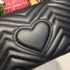 gg Marmont Small Matelass¨¦ Shoulder Bag Black For Women 10in/25cm 443497 DTDIT 1000