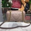 gg Marmont Matelass¨¦ Mini Bag Beige Matelass¨¦ Chevron For Women 8.5in/22cm gg 446744