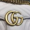 gg Marmont Matelass¨¦ Mini Bag White Matelass¨¦ Chevron For Women 8.5in/22cm gg 446744 DTDIT 9022