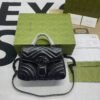 gg Marmont Mini Top Handle Bag Black For Women, Women’s Bags 8.3in/21cm gg ?