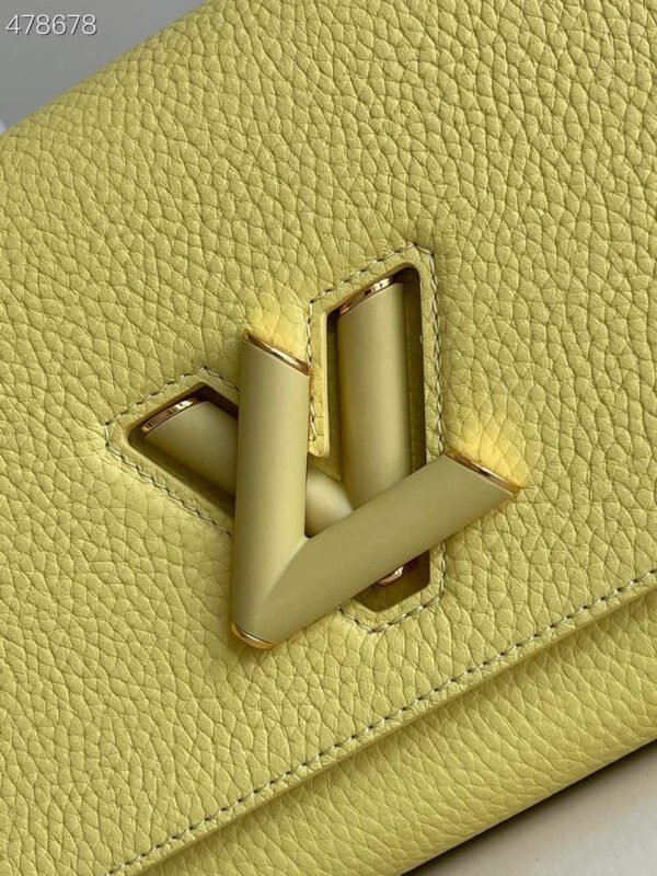 LV Twist MM Ginger Yellow For Women, Women¡¯s Handbags, Shoulder And Crossbody Bags 9.1in/23cm LV