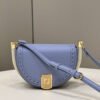 FI Moonlight Saddle Blue Bag For Woman 19cm/7.5in