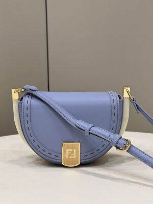 FI Moonlight Saddle Blue Bag For Woman 19cm/7.5in