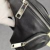 FI Little Monster Belt Bag Black/Yellow For Men, Men’s Bag 7.9in/20cm FF