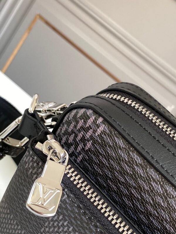67754110 LV Trio Messenger Damier Graphite Black For Men, Bags, Shoulder And Crossbody Bags 9.8in/25cm LV N50017