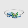 Double G Interlocking G & Butterfly Bracelet