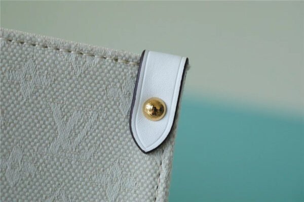 684eeb1d LV Onthego GM Monogram Giant And Raffia White/ Yellow For Women, Shoulder And Crossbody Bags 41cm/16.1in LV M20815