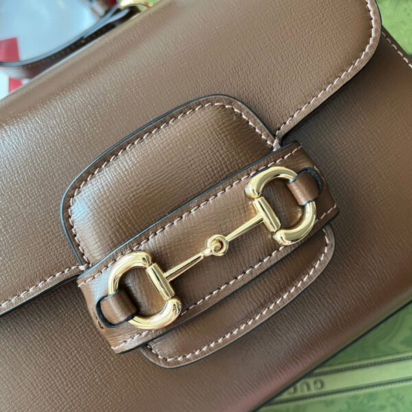 gg Ophidia gg Horsebit 1955 Mini Bag Brown For Women, Women’s Bags 8.6in/22cm gg 703848 AAA7G 2361