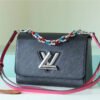 ouis Vuitton Twist MM Epi Black For Women,  Shoulder And Crossbody Bags 9.1in/23cm LV?