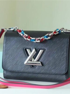 ouis Vuitton Twist MM Epi Black For Women,  Shoulder And Crossbody Bags 9.1in/23cm LV?