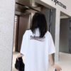 Balenciaga Wave Logo T-Shirt (White)