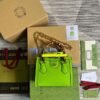 gg Lizard Mini Tote Bag Yellow For Women, Women’s Bags 7.9in/20cm gg