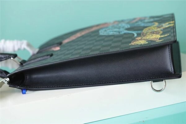 690ca3b9 LV Sac Plat Cross Damier Graphite Canvas For Men, Bags, Shoulder And Crossbody Bags 11.2in/28.5cm LV N45276