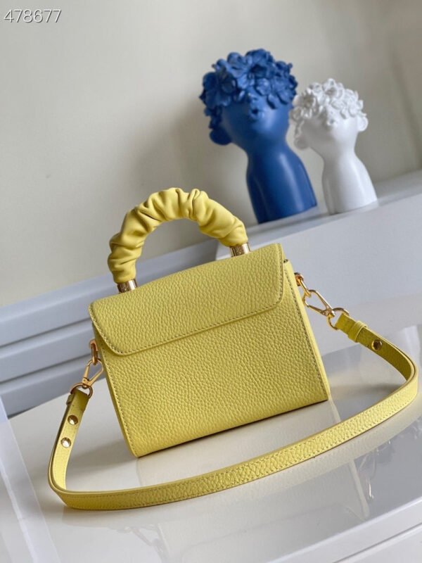 LV Twist PM Ginger Yellow For Women, Women¡¯s Handbags, Shoulder And Crossbody Bags 7.1in/18cm LV M58571