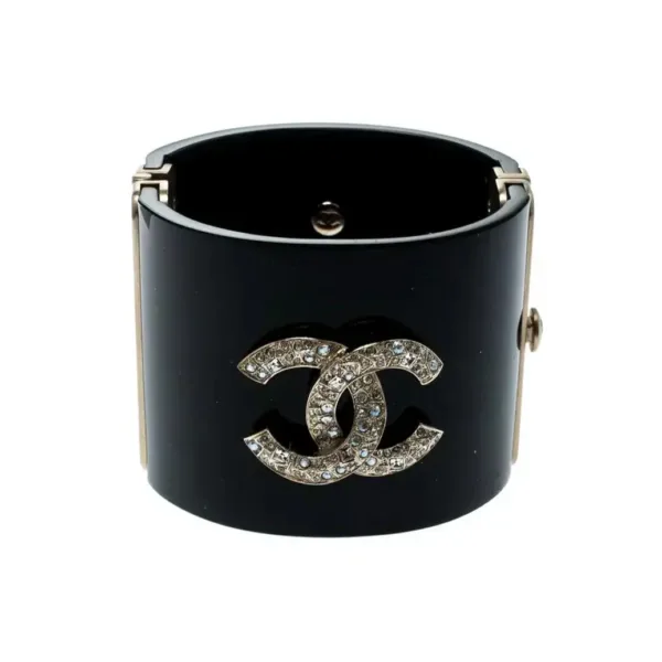 18K CC Crystal Cuff Bracelet