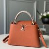 LV Capucines BB Taurillon And Python Brown For Women,  Shoulder And Crossbody Bags 10.4in/27cm LV N97980
