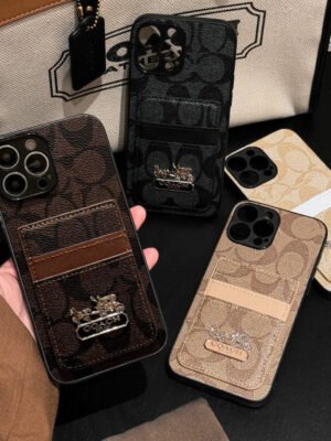 Coa Card Bag Leather iPhone Case