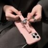 Pra Leather Handle iPhone Case