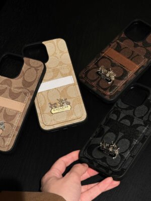 Coa Card Bag Leather iPhone Case