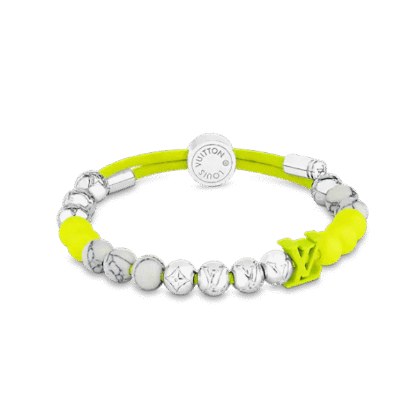 18K Louis Monogram Beads Yellow Bracelet