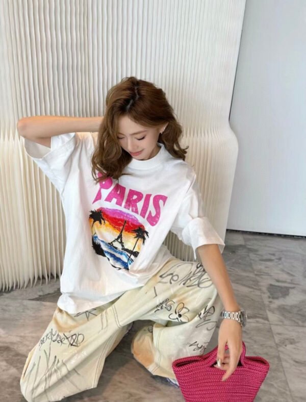 6b272f11 Balenciaga Paris Sunset T-Shirt