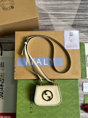 gg Blondie Card Case Wallet White For Women, Women’s Bags 4.5in/12cm gg 698635 UXX0G 9022