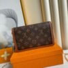 LV Dauphine Chain Wallet Combines Monogram And Monogram Reverse Canvas By Nicolas Ghesquière For Women, WoWallet 19cm LV M68746
