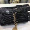 6b53a9d1 YSSL Kate Small Chain Bag With Tassel In Embossed Black For Women 7.8in/20cm YSL 474366DND0J1000