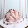 LV Bella Bucket Bag Mahina Magnolia Pink For Women, Women’s Handbags, Shoulder And Crossbody Bags 7.5in/22cm LV M57068