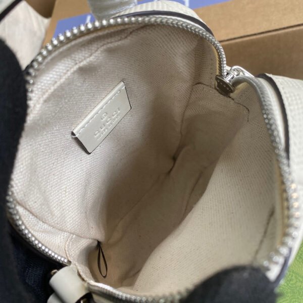 gg Embossed Mini Bag White gg Embossed For Men 6.7in/17cm gg?