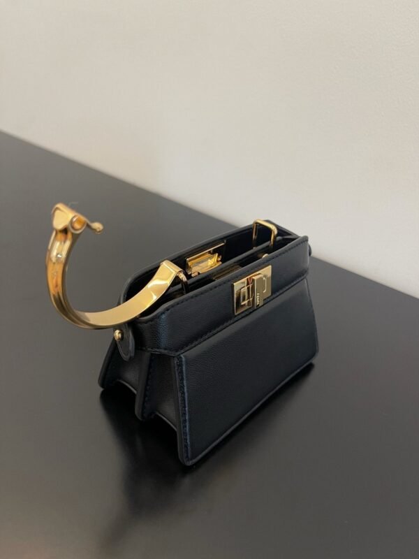FI Peekaboo ISeeU Petite Black Micro Bag For Woman 11cm/4.5in