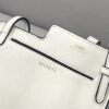 FI Bustine 2 Pockets Mini White Bag For Woman 16cm/6in