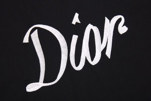 6c4cb036 Dior Script Logo T-Shirt (Black)