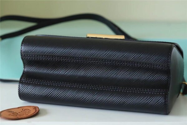 LV Twist MM Epi Black For Women, Women¡¯s Bags, Shoulder And Crossbody Bags 9.1in/23cm LV M59887