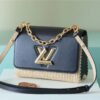 LV Twist MM Raffia Black For Women,  Shoulder And Crossbody Bags 9.1in/23cm LV?