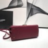 YSSL Cassandra Medium Top Handle Bag In Grain Burgundy For Women 9.6in/24.5cm YSL ?578000BOW0W6475