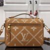 LV Pochette Metis Monogram Empreinte Arizona Brown For Spring,  Shoulder And Crossbody Bags 9.8in/25cm LV M46018