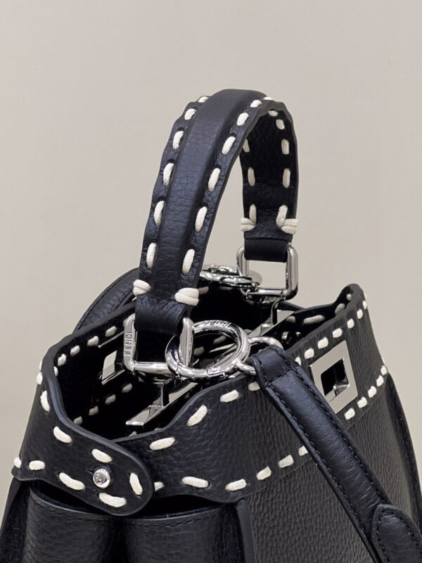 FI Peekaboo Small Black Bag For Woman 23cm/9in