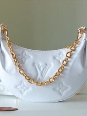 LV Over The Moon Bag Handbags For Women In Snow White 10.8in/28cm LV M59959