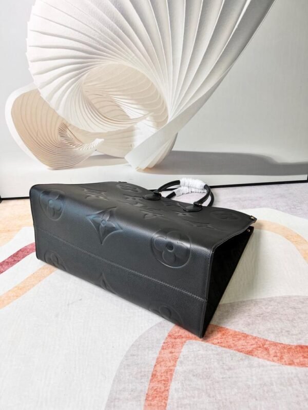 7-1 LV Onthego GM Monogram Empreinte Tote Bag Black For Women 41cm LV M44925