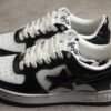 BAPE STA Low-Top Sneakers in Black and White