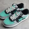 BAPE STA Low-Top Aqua and Grey Sneakers