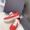 Rick Owens Low-Top Sneakers - Red Leather