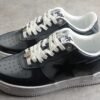 BAPE STA Black Patent Leather Low-Top Sneakers