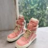 Rick Owens Geobasket Sneakers - Pink Pony Hair